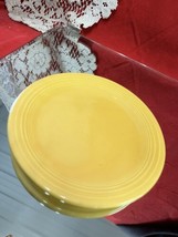 Vintage  Bauer Pottery Saucer 6” - Sunflower Yellow. Los Angeles - Nice !! - £5.95 GBP