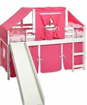 Savannah White Loft Bed with Slide - £478.81 GBP