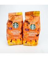 Starbucks Pumpkin Spice Ground Coffee 11 Oz Limited Edition Lot of 2 bb1/25 - $29.14 CAD