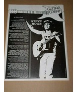 Steve Howe Hit Parader Magazine Photo Vintage 1983 - $31.53 CAD
