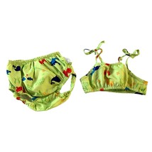 I play Water Wear Girls Toddler XL 2T 2 pc Swimsuit Bikini Crab Dolphins... - £17.20 GBP