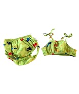 I play Water Wear Girls Toddler XL 2T 2 pc Swimsuit Bikini Crab Dolphins... - £17.11 GBP