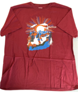 Marmot Men&#39;s Organic Cotton Descent Logo Tee in Manzanita Red-Large - $408.22 MXN