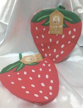 NEW DOLLY PARTON 2 Pot Holder SET STRAWBERRY Butterfly 2 Sided  DG Colle... - $289.43 MXN