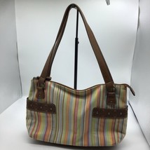 Relic by Fossil Canvas Multicolor Striped Shoulder Bag - £11.47 GBP