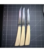Vintage QUIKUT Replacement Stainless Steel Serated Steak Knives USA Set ... - £7.47 GBP