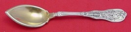 Mythologique by Gorham Sterling Silver Grapefruit Spoon Gold Washed 5 3/4&quot; - £100.07 GBP