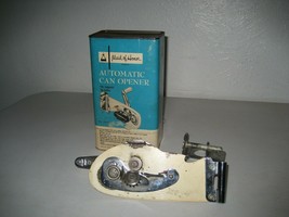 Vintage Swing-A-Way Automatic Wall Crank Can Opener kitchen Retro Mod W/Box - £31.74 GBP