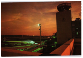 Night Scene of Singapore Airport Postcard - $9.89