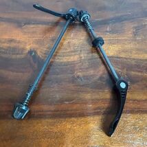 Bike Bicycle Quick Release Skewers Front Rear Wheel Hub Axle Set Black - $15.25