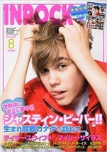 Inrock Aug 2010 8 Japan Music Magazine Justin Bieber Miley Cyrus Taylor Swift - £38.30 GBP