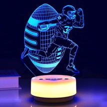 Football Night Light Football Led Decor Lamp Football Toys,14 Colors Led Pattern - $16.99