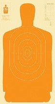 B34 Silhouette Targets - orange Targets, Pack of 25 - $16.50
