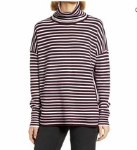 French Connection Women&#39;s Baby Soft Stripe Turtleneck Top Size Small $128 - $4.99