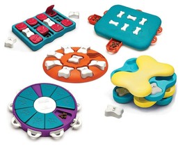 Interactive Dog Toys Treat Dispensing Puzzle Maze Challenge Games Choose Level  - £27.45 GBP+