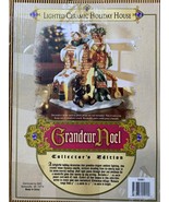 Detailed Vintage Grandeur Noel Lighted Ceramic Holiday House Collector’s... - £27.45 GBP