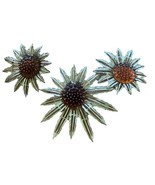 Vintage Sarah Coventry SUNFLOWER Pin Brooch &amp; Earrings SET 1960s Costume - $34.67 CAD
