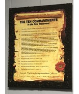 The Ten Commandments In The New Testament   King James Version 20x16 In ... - $84.15