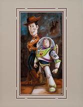 Theme Parks Disney Deluxe Art Print Buzz &amp; Woody by Darren Wilson New - £101.19 GBP