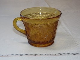 Vintage Tiara Amber Glass Indiana Glass 1 Tea / Coffee Cup ~ - £10.07 GBP