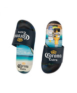 Corona Extra Logo Beach Scene Men&#39;s Slide Sandals Multi-Color - £23.41 GBP