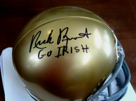 Nick Buoniconti Notre Dame Go Irish Hof Sbc Signed Auto Mini Riddell Helmet Jsa - £193.49 GBP