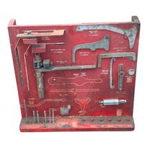 Antique Snap On Transmission Board &amp; Tools Incomplete 1950s Wood - $3,004.80 MXN