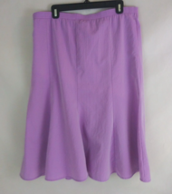 Vintage G.W. Division Of Graff Petite Womens Purple 100% Polyester Skirt Size 10 - £12.36 GBP