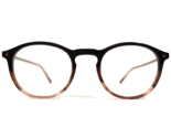 Prodesign Denmark Eyeglasses Frames 4773 c.4942 Brown Clear Pink Round 4... - $93.52