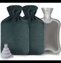 Anstore 2 Litre Hot Water Bottle with Cover - Super Soft Fluffy Cover,... - £9.95 GBP