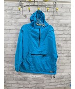 Womens Medium 80s cinched LL BEAN Anorak blue Nylon Jacket 1980s Rain - $561.85 MXN