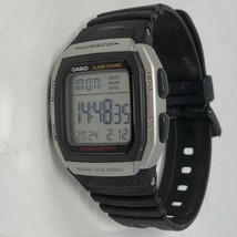 Working Retro Casio Illuminator W-96H 3239 Black Digital Watch - £7.54 GBP
