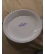 CORNING WARE BLUE CORN FLOWER PIE DISH P-309 9&quot;  BAKING PIE PLATE DISH - $180.37 MXN