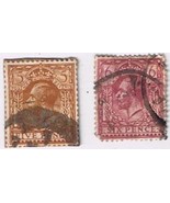 Stamp Great Britain King George V 1924 5p &amp; 6p BG H - £1.09 GBP