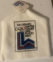 Vintage 1980 XIII Lake Placid Winter Olympic Games Knit Beanie Hat NWT - £62.29 GBP