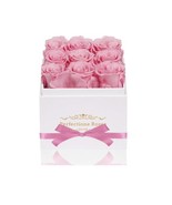 Perfectione Roses Preserved Flowers in a Box, Pink Roses Long-Lasting - $69.00