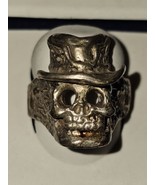 Skull Ring 925 Silver Ring - £46.70 GBP