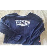 Girls Levi&#39;s Long Sleeve Blue Shirt 8-10yrs - $13.58 CAD