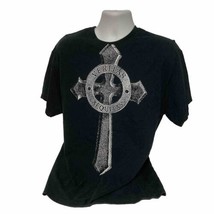 Vintage Y2K Era Veritas Aequitas Boondock Saints Cross Men's XL T Shirt - £25.97 GBP