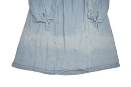 Madewell Indego Peasant Dress Womens S Linen Blend Long Sleeve Midi Ligh... - $28.97