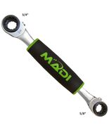 Madi 1/2&quot; 5/8&quot; 9/16&quot; 3/4&quot; Insulated 4-in-1 Ratcheting Lineman Wrench - $88.62 CAD