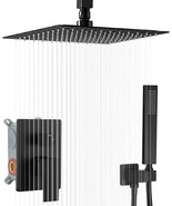 Jinggang 10 Inch Ceiling Mounted Shower System Rain Mixer Shower Combo Set - £134.68 GBP