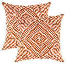 TreeWool (Pack of 2) Decorative Throw Pillow Covers Kaleidoscope Accent in 100%  - £15.12 GBP