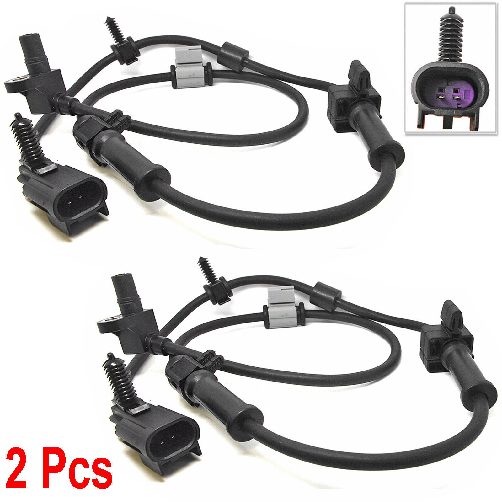 Primary image for 2Pcs For 2002-2009 GMC Envoy XL XUV Front Left & Right ABS Wheel Speed Sensor