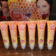 Starry Honey Essences Rosehip Lip Gloss 6 Pcs Vitamin E Shiny Gloss - £6.04 GBP