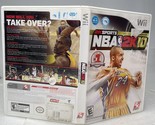 NBA 2K10 Basketball Kobe 24 Bryant Nintendo Wii Complete 1999-2009 Anniv... - £3.17 GBP