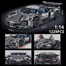  Building Blocks Car 1:14 Speed Car Luxury Auto Racing Vehicle with Supe... - $79.99