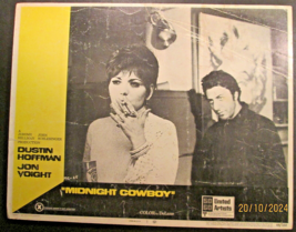 DUSTIN HOFFMAN:BRENDA VACCARO (MIDNIGHT COYBOY) ORIG, 1969 MOVIE LOBBY CARD - €85,43 EUR