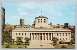 Iconic Ohio State Capitol Columbus Greek Doric Architecture Vintage Postcard - $14.45