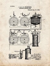 Process Of Making Beer Patent Print - Old Look - $185.34 MXN+